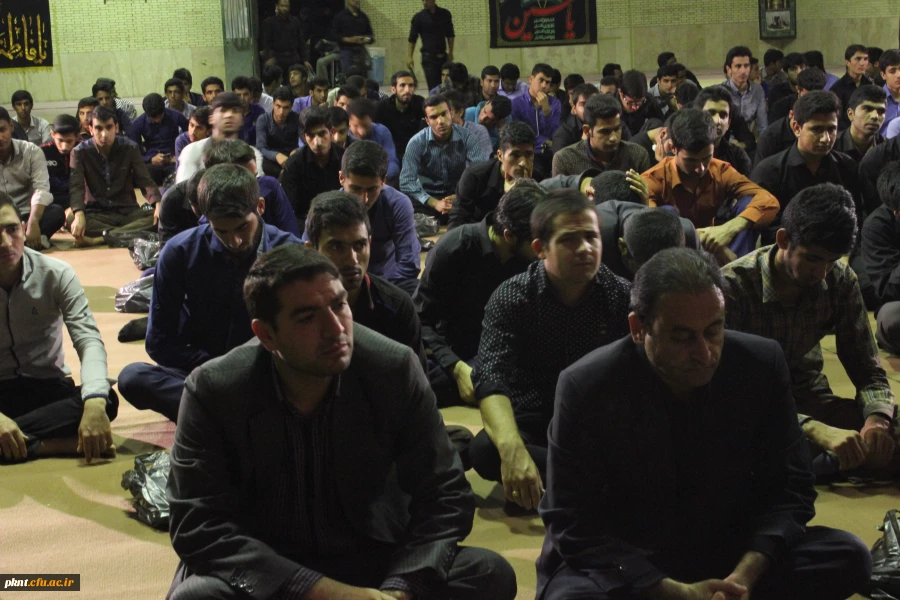 تصاویر عزاداری شنبه شب در پردیس خواجه نصیر