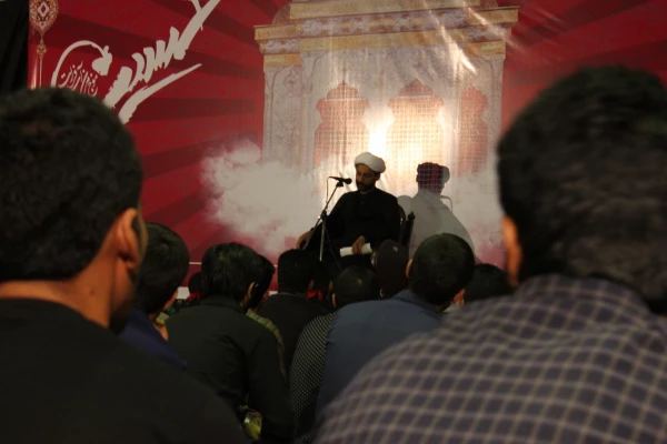 تصاویر  عزاداری شنبه شب در پردیس خواجه نصیر