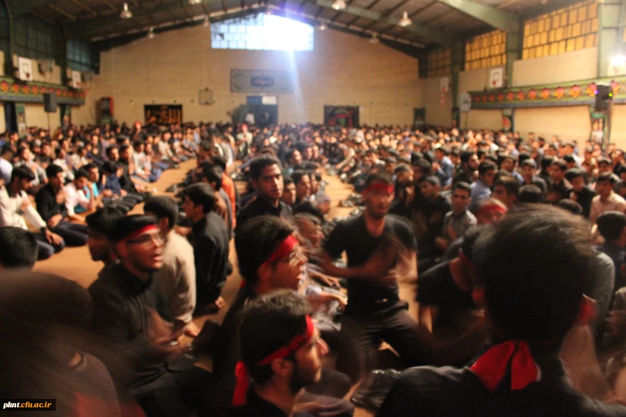 تصاویر  عزاداری شنبه شب در پردیس خواجه نصیر