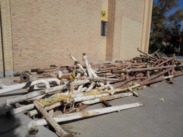 تصاویر بازسازی تاسیسات پردیس خواجه نصیر