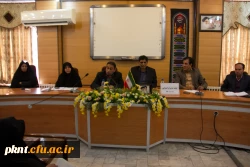 تصاویر سخنرانی سرپرست پردیس خواجه نصیر در جمع مدیران دوره ابتدایی ناحیه یک آموزش و پرورش