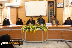 تصاویر سخنرانی سرپرست پردیس خواجه نصیر در جمع مدیران دوره ابتدایی ناحیه یک آموزش و پرورش