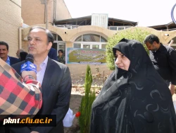 انجام مراسم غرس نهال به مناسبت هفته منابع طبیعی توسط استاندار در دانشگاه فرهنگیان کرمان