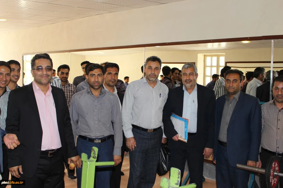 تصاویر افتتاح سالن ورزشی