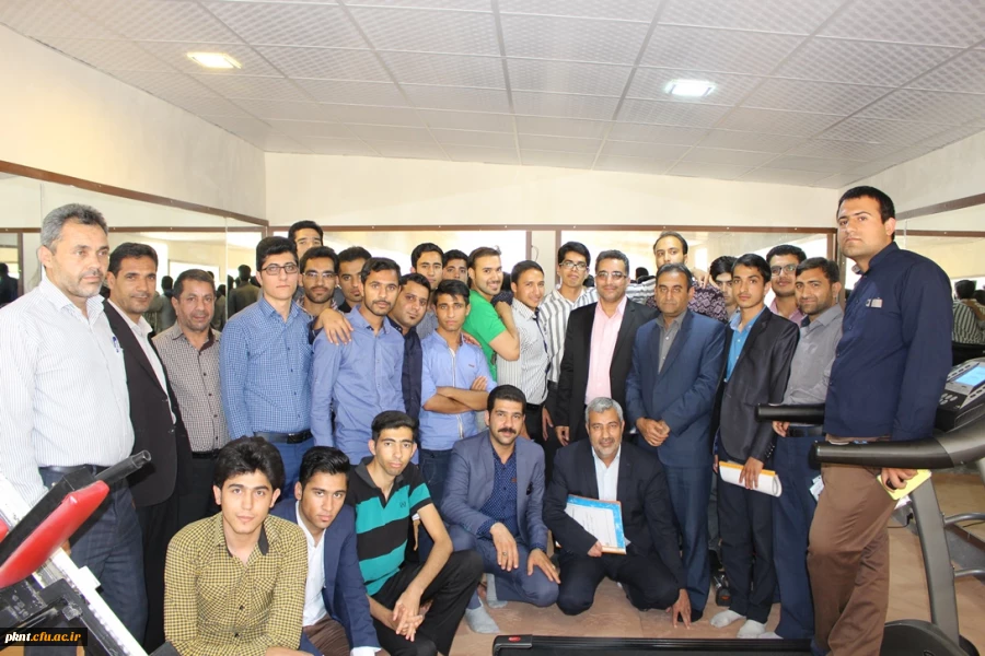 تصاویر افتتاح سالن ورزشی