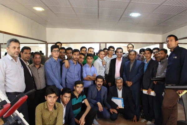 تصاویر افتتاح سالن ورزشی