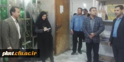 بازدید مشهدی رئیس اداره سراهای دانشجویی و همراهان از خوابگاه ها و سلف سرویس دانشگاه فرهنگیان استان کرمان 20 آذرماه 96