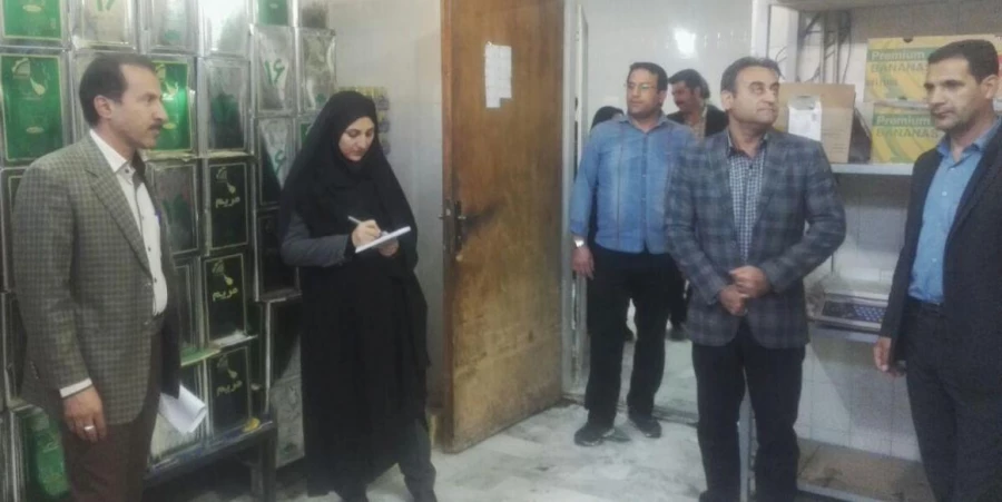 بازدید مشهدی رئیس اداره سراهای دانشجویی و همراهان از خوابگاه ها و سلف سرویس دانشگاه فرهنگیان استان کرمان 20 آذرماه 96