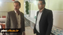 بازدید مشهدی رئیس اداره سراهای دانشجویی و همراهان از خوابگاه ها و سلف سرویس دانشگاه فرهنگیان استان کرمان 20 آذرماه 96