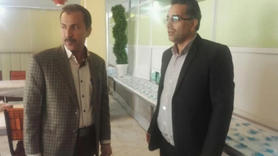 بازدید مشهدی رئیس اداره سراهای دانشجویی و همراهان از خوابگاه ها و سلف سرویس دانشگاه فرهنگیان استان کرمان 20 آذرماه 96