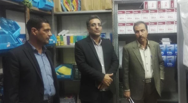 بازدید مشهدی رئیس اداره سراهای دانشجویی و همراهان از خوابگاه ها و سلف سرویس دانشگاه فرهنگیان استان کرمان 20 آذرماه 96