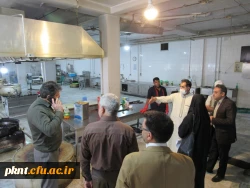 بازدید از آشپزخانه و سلف سرویس پردیس