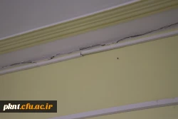 ترک خوردگی ساختمان های پردیس خواجه نصیرالدین طوسی در اثر زلزله