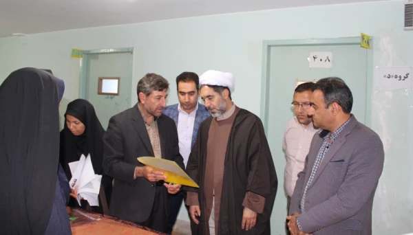 بازدید دکتر توان و دکتر صابری از مصاحبه آزمون استخدام پیمانی آموزش و پرورش