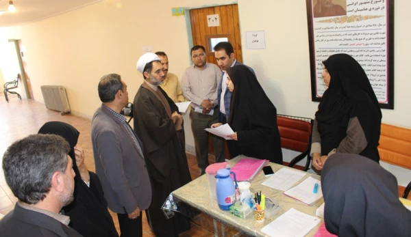 بازدید دکتر توان و دکتر صابری از مصاحبه آزمون استخدام پیمانی آموزش و پرورش