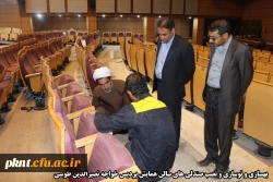 بازدید مستمر دکتر توان از فعالیت های عمرانی در حال اجرای دانشگاه