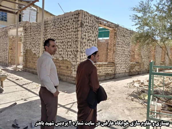 بازدید مستمر دکتر توان از فعالیت های عمرانی در حال اجرای دانشگاه