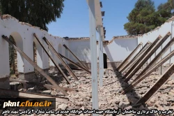 بازدید مستمر دکتر توان از فعالیت های عمرانی در حال اجرای دانشگاه