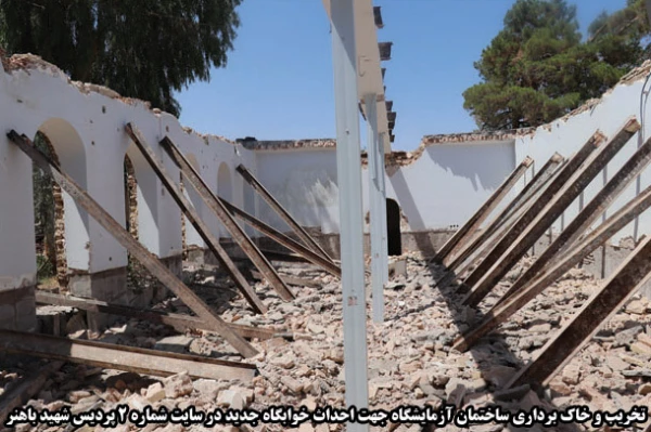 بازدید مستمر دکتر توان از فعالیت های عمرانی در حال اجرای دانشگاه