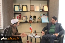 دیدار با رئیس دانشگاه فرهنگیان استان با مدیریت سازمان مدیریت و برنامه ریزی استان کرمان