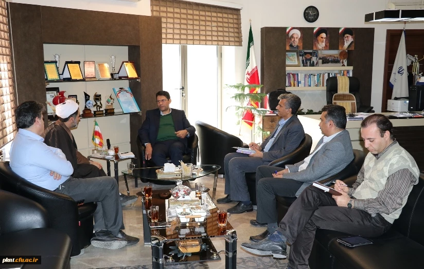 دیدار با رئیس دانشگاه فرهنگیان استان با مدیریت سازمان مدیریت و برنامه ریزی استان کرمان