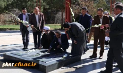 آئین غبارروبی و عطرافشانی قبور مطهر شهدای گمنام