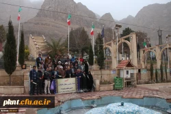 دکتر توان در مراسم تجدید میثاق کارکنان دانشگاه فرهنگیان کرمان با شهدا