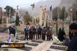 دکتر توان در مراسم تجدید میثاق کارکنان دانشگاه فرهنگیان کرمان با شهدا