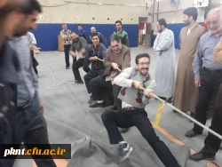 برگزاری مسابقات طناب کشی کارکنان دانشگاه