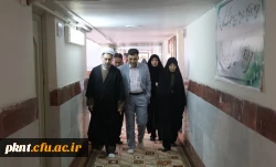 بازدید دکتر علی محمدی معاونت فرهنگی و اجتماعی دانشگاه فرهنگیان از پایگاه های اسکان دانشگاه