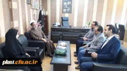 حضور همکاران مدیریت استانی و پردیس خواجه نصیرالدین طوسی در دفتر دکتر توان جهت تبریک سال جدید