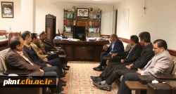 دیدار دکتر توان با رئیس دانشگاه آزاد اسلامی کرمان