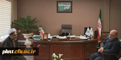 دیدار رئیس دانشگاه فرهنگیان استانبا مدیرکل نوسازی، توسعه و تجهیز مدارس استان کرمان