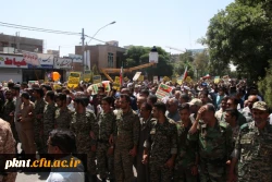 حضور باشکوه و گسترده دانشگاهیان دانشگاه فرهنگیان استان کرمان در راهپیمایی روز جهانی قدس