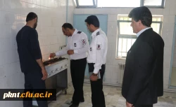 بازدید کارشناسان سازمان آتش نشانی و خدمات ایمنی شهرداری کرمان از دانشگاه فرهنگیان استان