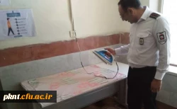 بازدید کارشناسان سازمان آتش نشانی و خدمات ایمنی شهرداری کرمان از دانشگاه فرهنگیان استان