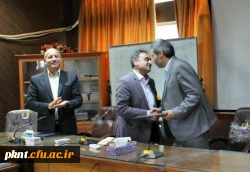 تجلیل از معاون آموزشی و مسئول امور دانشجویی سابق پردیس خواجه نصیرالدین طوسی دانشگاه فرهنگیان کرمان
