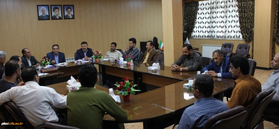 جلسه برنامه ریزی جهت امتحانات پایان نیمسال دوم