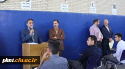 بازدید دکتر صابری سرپرست پردیس خواجه نصیرالدین طوسی از روند برگزاری امتحانات پایان ترم