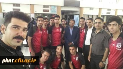 درخشش دانشجویان پسر دانشگاه فرهنگیان کرمان با کسب عنوان نائب قهرمانی در المپیاد ورزش های همگانی وزارت علوم