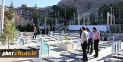 مراسم تجلیل از آزادگان با حضور کارکنان و اساتید دانشگاه فرهنگیان استان در گلزار شهدای شهر کرمان