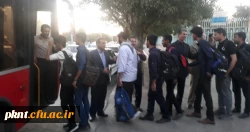 بدرقه و اعزام کاروان زیارتی اربعین حسینی از دانشگاه فرهنگیان استان کرمان