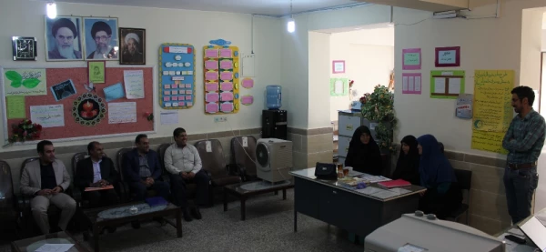 بازدید دکتر صابری سرپرست پردیس خواجه نصیرالدین طوسی از مدارس مجری طرح کارورزی 2