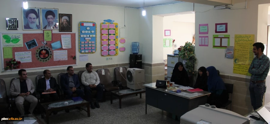بازدید دکتر صابری سرپرست پردیس خواجه نصیرالدین طوسی از مدارس مجری طرح کارورزی 2