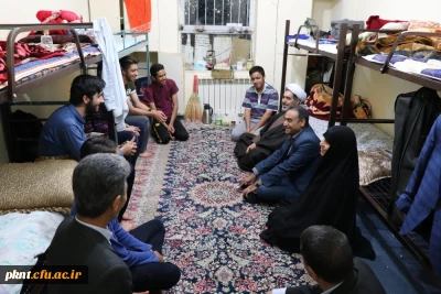 بازدید ریاست دانشگاه فرهنگیان استان از سراهای دانشجویی پردیس خواجه نصیرالدین طوسی (برادران)
