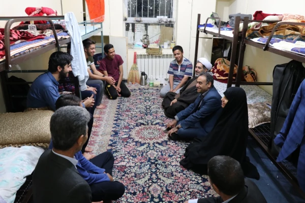 بازدید ریاست دانشگاه فرهنگیان استان از سراهای دانشجویی پردیس خواجه نصیرالدین طوسی (برادران) 2