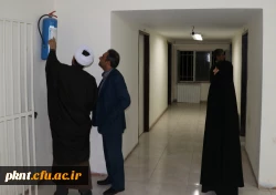 بازدید ریاست دانشگاه فرهنگیان استان از سراهای دانشجویی پردیس خواجه نصیرالدین طوسی (برادران) 4