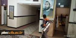 ضدعفونی کلیه فضاهای دانشگاه فرهنگیان استان کرمان انجام شد 6